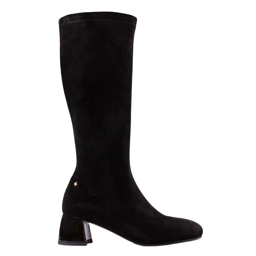 Kate Appleby Block Heeled  Knee Boots - Coates - Black