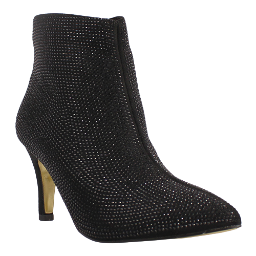 Kate Appleby Ladies Ankle Boots - Drine - Black Sparkle