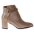 Kate Appleby Block Heeled Ankle Boots - Harthill - Beige Patent