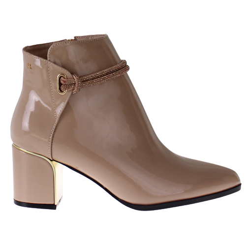 Remonte D0V70-60 Beige Block Heel Boot