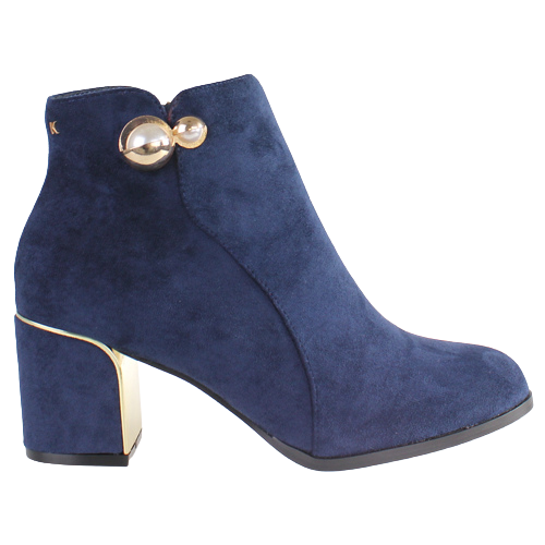 Navy suede ankle boots ladies sales