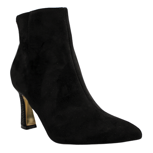 Dressy black ankle booties best sale