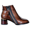 Kate Appleby Block Heeled Ankle Boots - Oakley - Brown Patent