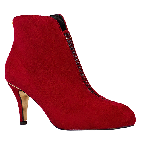 Kate Appleby Ladies Ankle Boots - Ruckinge - Red Suede