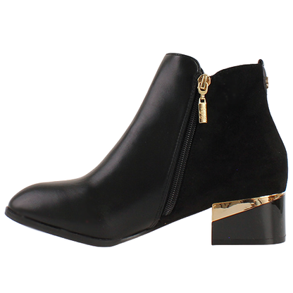 Kate Appleby Block Heeled Ankle Boots - Forfar - Black Sparkle