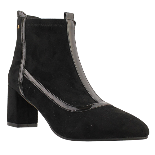 Kate Appleby  Block Heeled  Ankle Boots -  Bolsover - Black Suede