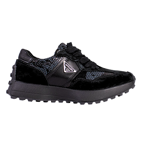 Kate Appleby Ladies Chunky Trainers - Caithness - Black Snake