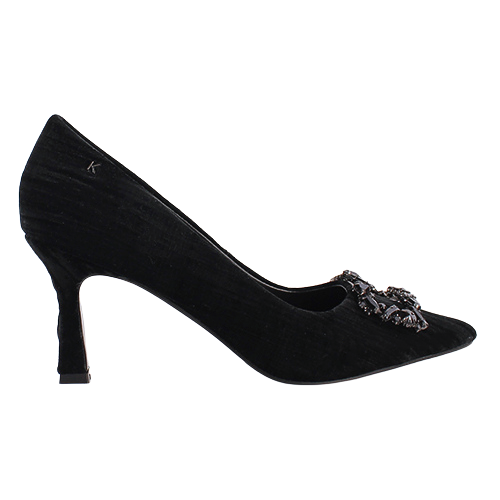 Kate Appleby Dressy Heeled Pumps  - Tawtan - Black Velvet