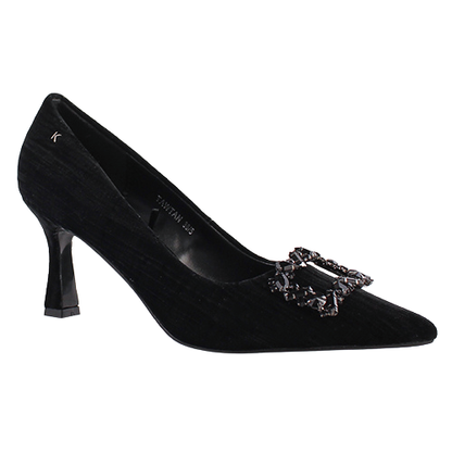 Kate Appleby Dressy Heeled Pumps  - Tawtan - Black Velvet