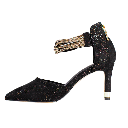Kate Appleby Ladies Dressy Heels - Appledore - Black Sparkle
