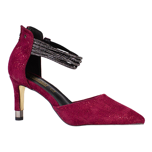 Kate Appleby Ladies Dressy Heels  - Appledore - Burgundy Sparkle