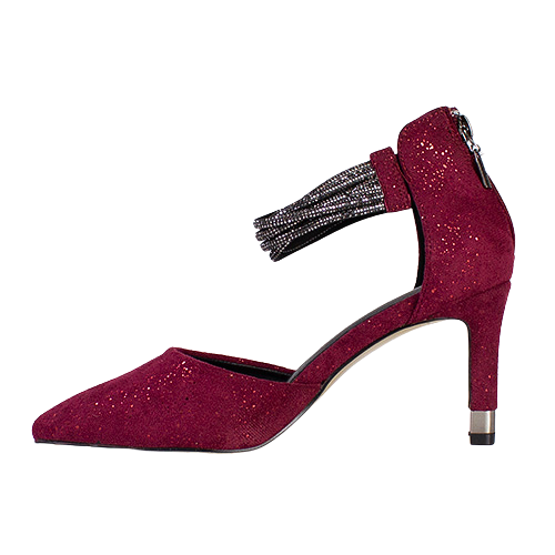 Kate Appleby Ladies Dressy Heels  - Appledore - Burgundy Sparkle