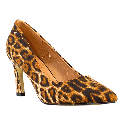 Kate Appleby Dressy Heeled Pumps- Bamburgh - Leopard