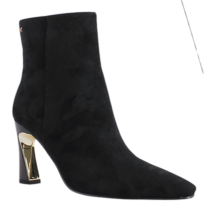 Kate Appleby Dressy Heeled Ankle Boots -  Carnforth - Black Suede