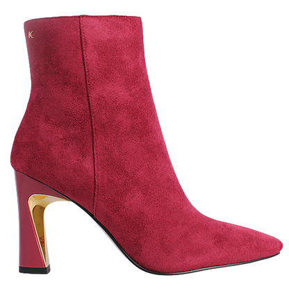 Kate Appleby Dressy Heeled Ankle Boots - Carnforth - Burgundy/Red Suede