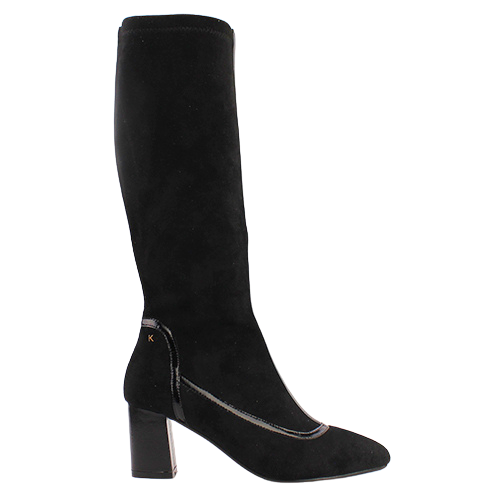 Kate Appleby Knee Boots - Lechlade - Black Suede