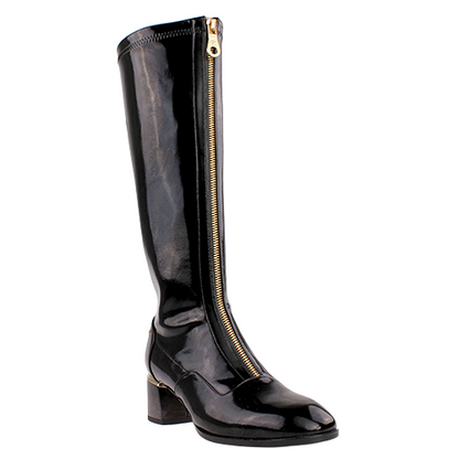 Kate Appleby  Knee Boots - Southampton - Black Patent