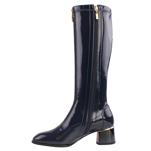 Kate Appleby  Knee Boots - Southampton - Navy Patent