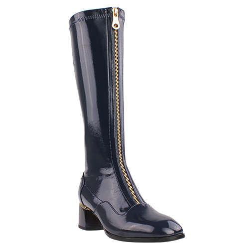 Kate Appleby  Knee Boots - Southampton - Navy Patent