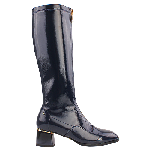 Kate Appleby  Knee Boots - Southampton - Navy Patent