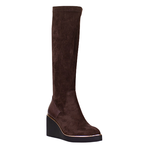 Kate Appleby Ladies Knee High Boots - Derby - Taupe/brown