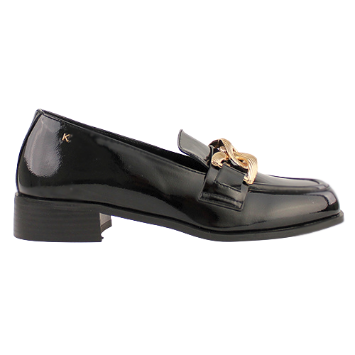 Kate Appleby Ladies Loafers - Thames - Black Patent