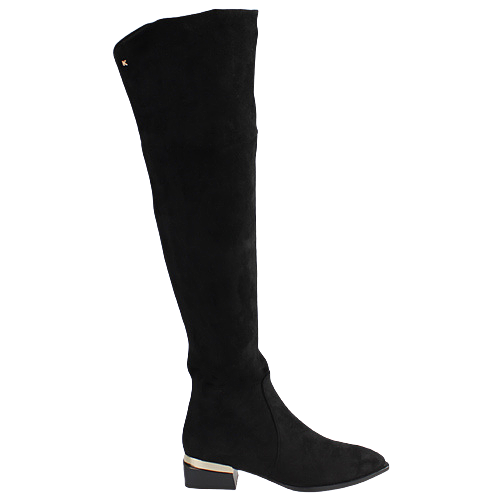 Kate Appleby Over The Knee Boots - Gosport - Black Suede