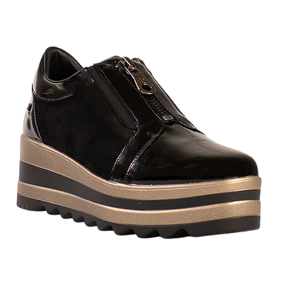 Kate Appleby Ladies Platform Shoes - Devizes - Black