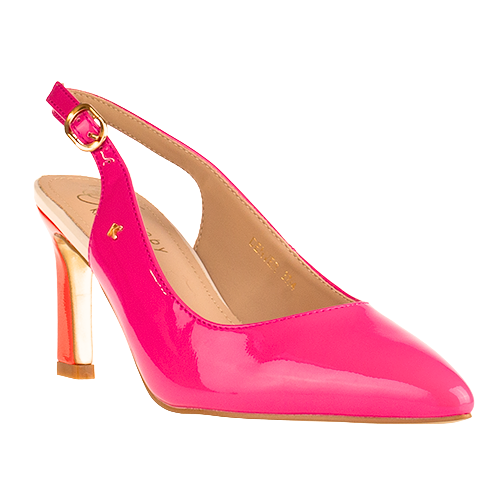Kate Appleby Ladies Sling Back Pumps - Denver - Pink Patent