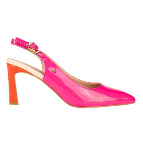 Kate Appleby Ladies Sling Back Pumps - Denver - Pink Patent