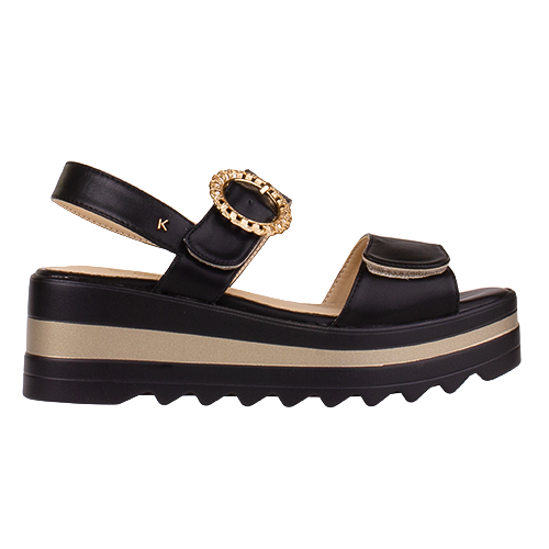 Kate Appleby Ladies Platform Sandals - Madeley - Black