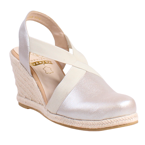 Kate Appleby Ladies Wedge Sandals - Llanidan - Silver