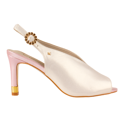 Kate Appleby Peep Toe Sling Back - Malpas - Pearl
