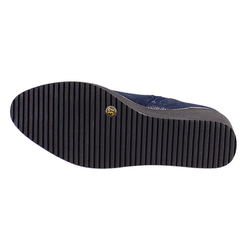 Kate Appleby Wedge Ankle Boots - Poole - Navy Suede