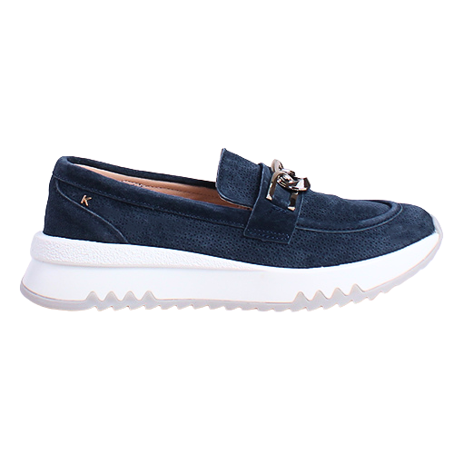 Kate Appleby Ladies Wedge Loafers - Sawston - Navy