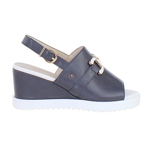Kate Appleby Wedge Sandals - Fritwell - Navy