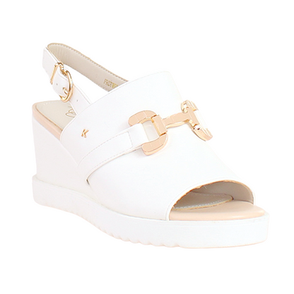 Kate Appleby Wedge Sandals - Fritwell - White
