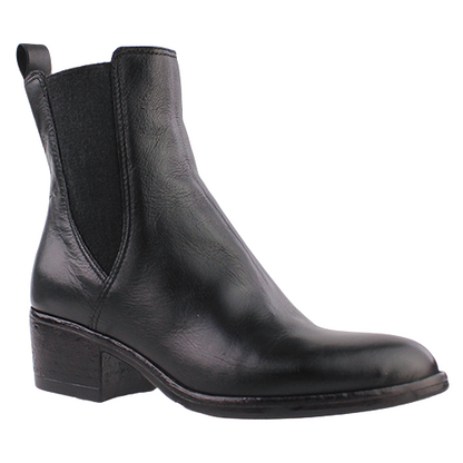 Mjus Block Heeled Chelsea Boots -  L48206 - Black