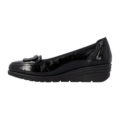 Rieker Ladies Wedge Pumps - L5362 - Black