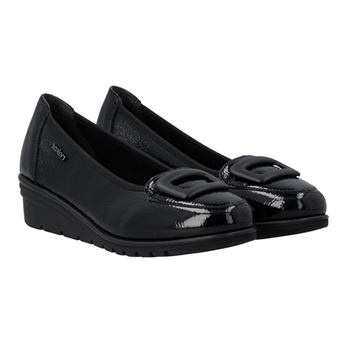 Rieker Ladies Wedge Pumps - L5362 - Black