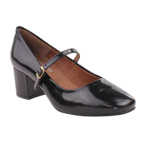 Ladies Dancing Shoes - Black Patent