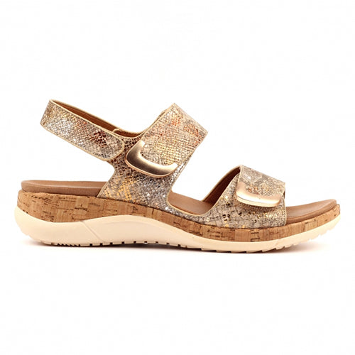 Lunar Ladies Walking Sandals - Beatrice - Gold