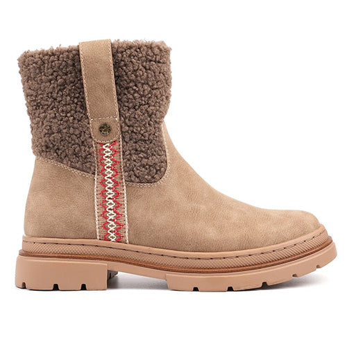 Lunar Ladies Ankle Boots - Dawn - Taupe
