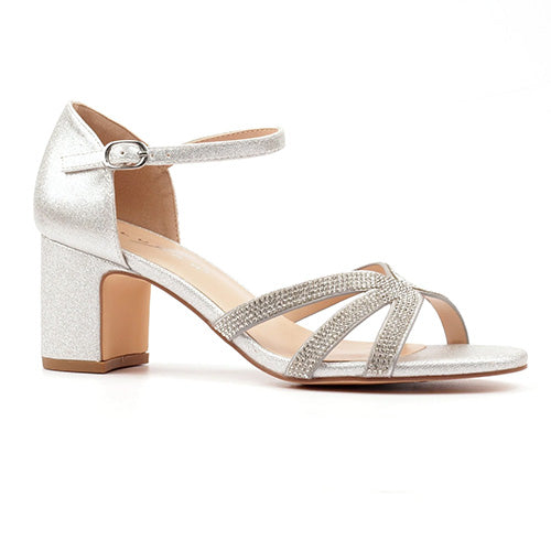 Lunar Dressy Heels - Roseanne - Silver