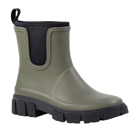 Lunar Ladies Ankle Wellington Boots - Lake - Olive