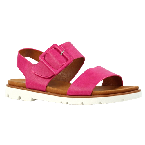 Lunar Ladies Flat Sandals - Cher - Fuchsia