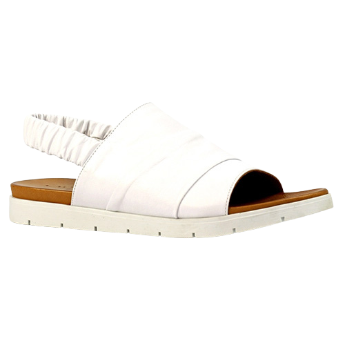 Lunar Ladies Flat Sandals - Samantha - White