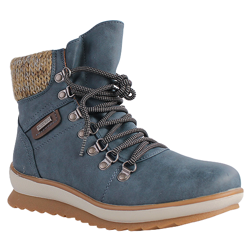 Lunar Ladies Laced Boots - Sycamore - Blue