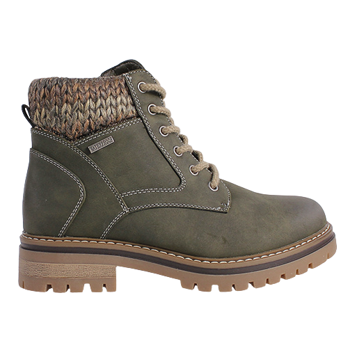 Lunar Ladies Laced Boots - Yestin - Olive