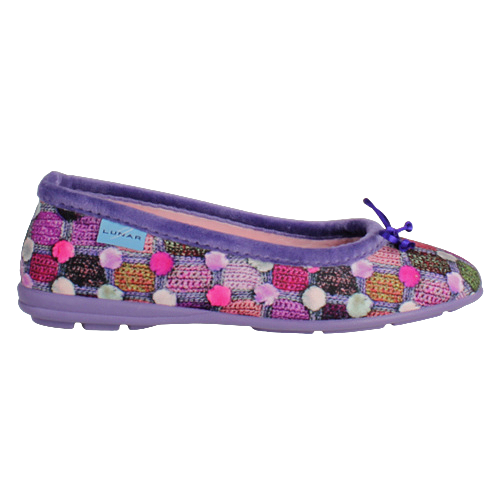 Lunar Ladies Magic Pump Slippers -Purple Multi